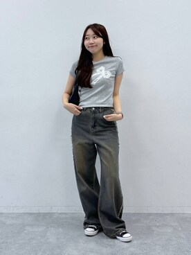 「DEARSTALKER（ディアストーカー）のアイテム」を使った、snowaeさん（レディース・157cm）の夏コーディネート