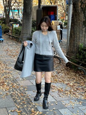 snowaeさん（レディース・157cm）の冬コーディネート