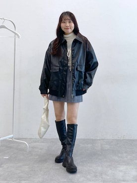 snowaeさん（レディース・157cm）の冬コーディネート