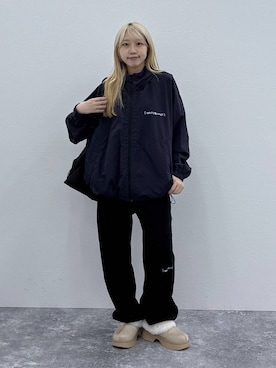 「アイテム（スリッポン）」を使った、snowaeさん（レディース・157cm・20代）の秋コーディネート