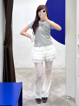 「アイテム（スカート）」を使った、snowaeさん（レディース・157cm・20代）の夏コーディネート