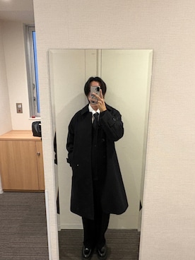 「アイテム（ダウンジャケット/コート）」を使った、ゆうまさん（メンズ・170cm）の秋コーディネート