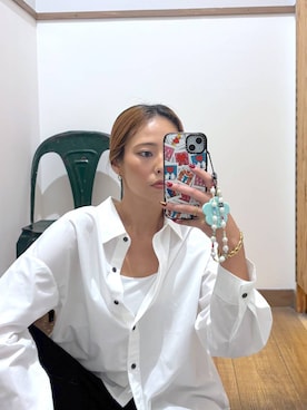 「GLOBAL WORK（グローバルワーク）のGOODデニムバギーパンツ/498388（デニムパンツ）」を使った、ココさん（レディース・165cm）の秋コーディネート