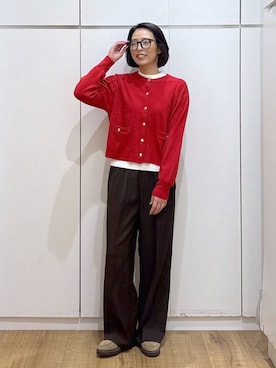 「GLOBAL WORK（グローバルワーク）のアイテム（サングラス）」を使った、ココさん（レディース・165cm）の秋コーディネート