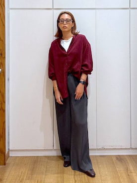 「アイテム（バングル/リストバンド）」を使った、ココさん（レディース・165cm・30代）の夏コーディネート