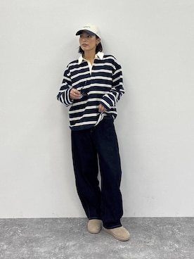 「アイテム（ピアス（両耳用））」を使った、ココさん（レディース・165cm・30代）の冬コーディネート