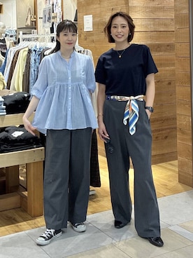 「GLOBAL WORK（グローバルワーク）のアイテム（財布/小物）」を使った、ココさん（レディース・165cm）の春コーディネート