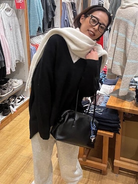 「アイテム（カチューシャ）」を使った、ココさん（レディース・165cm・30代）の冬コーディネート