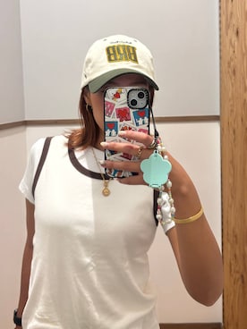 「アイテム（タンクトップ）」を使った、ココさん（レディース・165cm・30代）の夏コーディネート