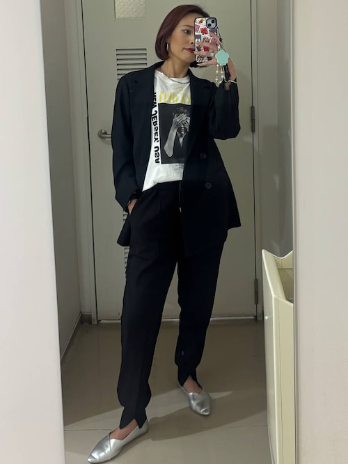 リラックススマートジョグパンツ/284682を使った人気ファッション
