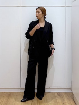 「アイテム（テーラードジャケット）」を使った、ココさん（レディース・165cm・30代）の秋コーディネート