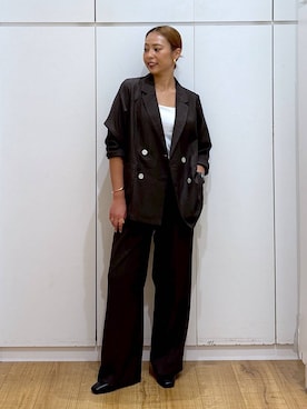 「アイテム（キャミソール）」を使った、ココさん（レディース・165cm・30代）の夏コーディネート