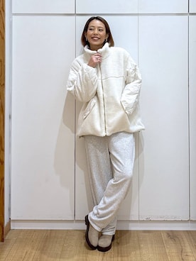 「アイテム（ピアス（両耳用））」を使った、ココさん（レディース・165cm・30代）の秋コーディネート