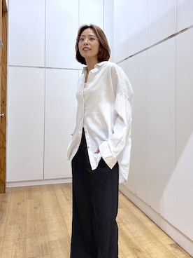 「GLOBAL WORK（グローバルワーク）のアイテム（シューズ）」を使った、ココさん（レディース・165cm）の春コーディネート