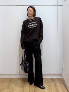 「アイテム（ピアス（両耳用））」を使った、ココさん（レディース・165cm・30代）の秋コーディネート