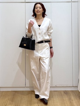 「GLOBAL WORK（グローバルワーク）のアイテム（トップス）」を使った、ココさん（レディース・165cm）の春コーディネート