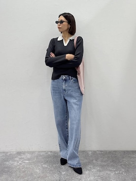 「アイテム（ピアス（両耳用））」を使った、ココさん（レディース・165cm・30代）の冬コーディネート