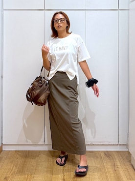「アイテム（サングラス）」を使った、ココさん（レディース・165cm・30代）の夏コーディネート