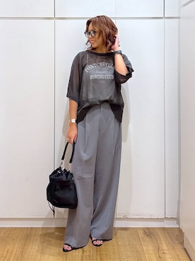 「アイテム（キャミソール）」を使った、ココさん（レディース・165cm・30代）の夏コーディネート
