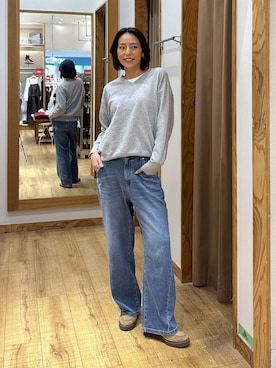 「アイテム（ローファー）」を使った、ココさん（レディース・165cm・30代）の秋コーディネート