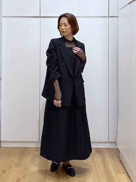 「GLOBAL WORK（グローバルワーク）のアイテム（ワンピース）」を使った、ココさん（レディース・165cm）の秋コーディネート