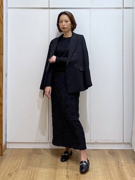 「アイテム（テーラードジャケット）」を使った、ココさん（レディース・165cm・30代）の秋コーディネート