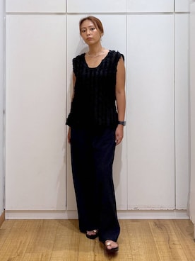 「GLOBAL WORK（グローバルワーク）のアイテム（パンツ）」を使った、ココさん（レディース・165cm）の夏コーディネート