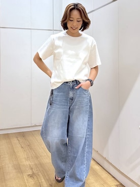 「GLOBAL WORK（グローバルワーク）のアイテム（シューズ）」を使った、ココさん（レディース・165cm）の春コーディネート