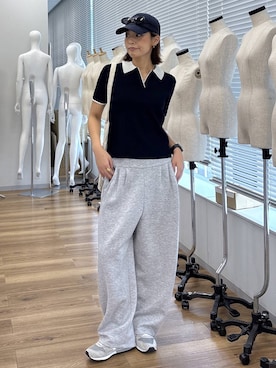 「GLOBAL WORK（グローバルワーク）のアイテム（帽子）」を使った、ココさん（レディース・165cm）の夏コーディネート
