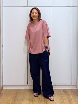 「アイテム（パンツ）」を使った、ココさん（レディース・165cm・30代）の夏コーディネート