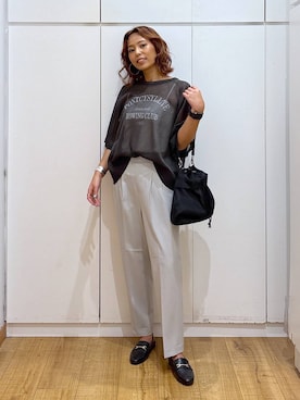 「アイテム（キャミソール）」を使った、ココさん（レディース・165cm・30代）の夏コーディネート