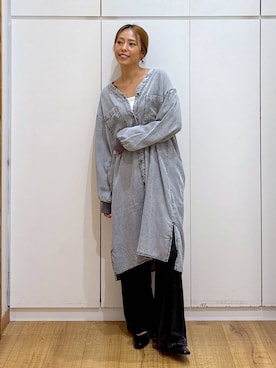 「アイテム（ワンピース/ドレス）」を使った、ココさん（レディース・165cm・30代）の秋コーディネート
