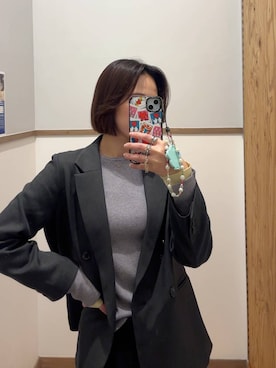 「高見え」｜ココさん（レディース・165cm）の冬コーディネート