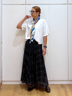 「アイテム（財布/小物）」を使った、ココさん（レディース・165cm・30代）の夏コーディネート