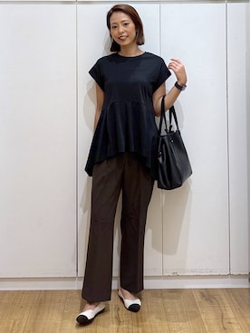 「GLOBAL WORK（グローバルワーク）のアイテム」を使った、ココさん（レディース・165cm）の夏コーディネート