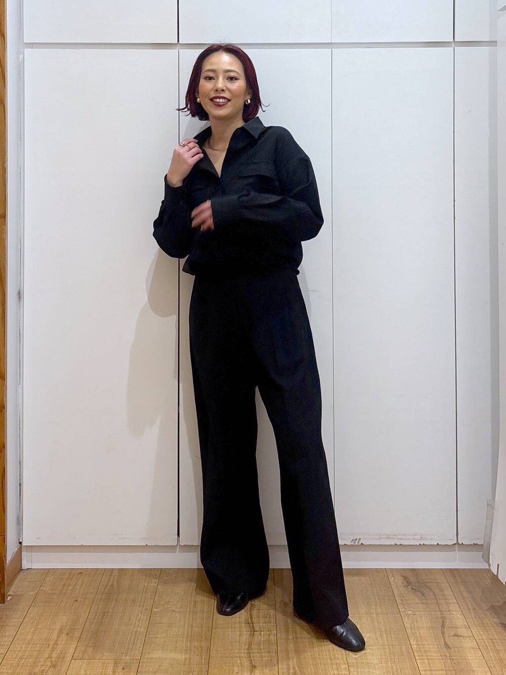 お手入れラクラクセットアップ/シャツ/253493を使った人気ファッション