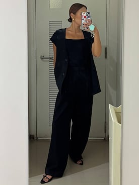 「GLOBAL WORK（グローバルワーク）のアイテム（ワンピース/ドレス）」を使った、ココさん（レディース・165cm）の夏コーディネート