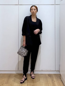 「アイテム（テーラードジャケット）」を使った、ココさん（レディース・165cm・30代）の秋コーディネート