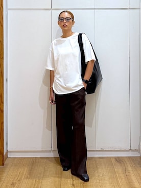 「アイテム（ローファー）」を使った、ココさん（レディース・165cm・30代）の夏コーディネート