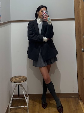 「アイテム（その他シューズ）」を使った、ココさん（レディース・165cm・30代）の秋コーディネート