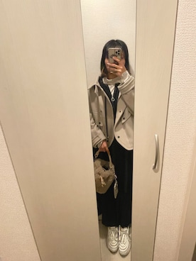 「CPCM（シーピーシーエム）のアイテム（ワンピース/ドレス）」を使った、𝓶𝓲𝓴𝓾さん（レディース・160cm）の冬コーディネート