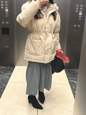 「DEICY（デイシー）のアイテム」を使った、🦷さん（レディース・154cm）の冬コーディネート