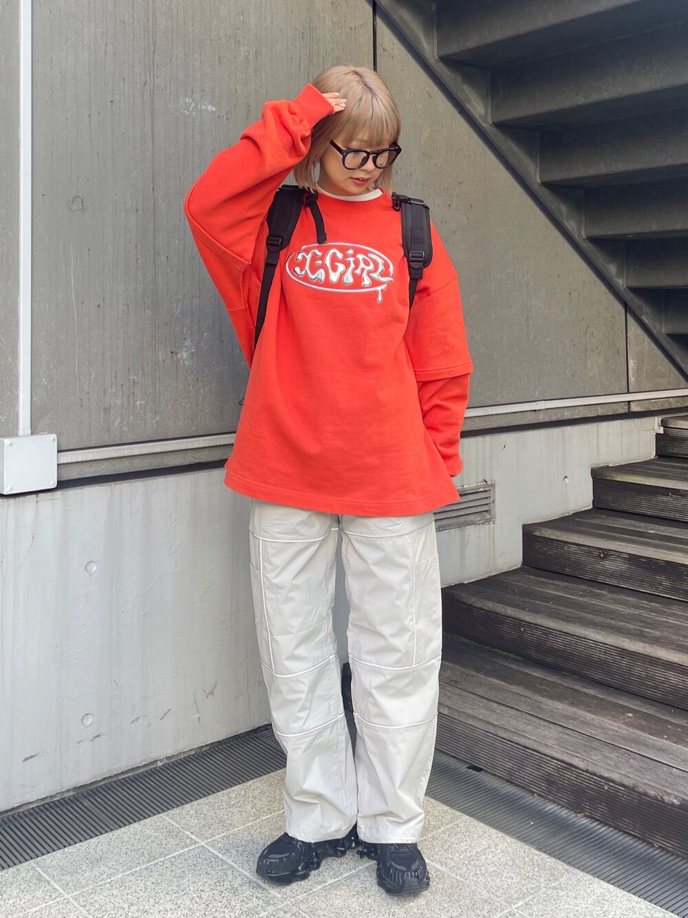 RATS グラデーション スウェットXL GYDA（ジェイダ）の「【WEB限定】paparazzi bunnyロゴT/S（T
