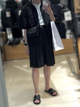 「アイテム（リング）」を使った、shiroさん（メンズ・166cm）の夏コーディネート