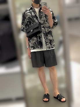 「STUDIOUS（ステュディオス）のアイテム」を使った、shiroさん（骨格ストレート・メンズ・166cm）の夏コーディネート