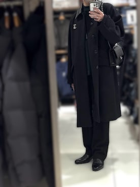 「アイテム（リング）」を使った、shiroさん（メンズ・166cm）の冬コーディネート