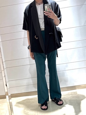 「HARE（ハレ）のアイテム」を使った、shiroさん（メンズ・166cm）の夏コーディネート