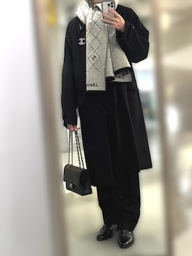 「CHANEL（シャネル）のアイテム（バッグ）」を使った、shiroさん（メンズ・166cm）の冬コーディネート