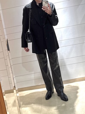 「アイテム（ピアス（両耳用））」を使った、shiroさん（メンズ・166cm）の秋コーディネート