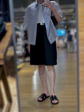 「アイテム（ピアス（両耳用））」を使った、shiroさん（メンズ・166cm）の夏コーディネート